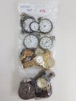 Lot de montres-bracelet en métal pour homme et dame -...