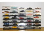 35 voitures miniatures SOLIDO, boites transparentes