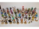 61 figurines TINTIN en résine, couleur, ed. Moulisart 2015 ...