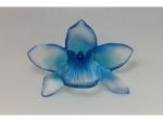 CRISTALERIE DE CHAMPAGNE - "Orchidée bleue" - verre moulé ...