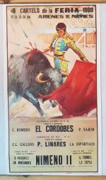 Trois affiches tauromachiques  avec notamment NIMEÑO II : Une...