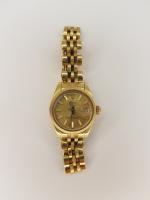 ROLEX - "Date Just" - montre-bracelet de dame en or...