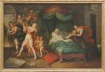 Jean COUSTOU (Peintre montpelliérain, 1719-1791) - Fable de la Santé...
