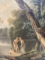 Jean-Baptiste BORELY (1776-1823) - Le Bain des nymphes - Huile...