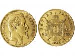 Napoléon III, 20 francs tête laurée 1865 A Paris, 6.44...