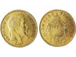 Napoléon III, 20 francs tête laurée 1866 A Paris, 6.28...