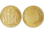 20 francs Génie 1878 A Paris, 6.43 Gr , diam...