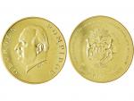 Gabon, Georges Pompidou , 5000 Francs or 1971, 17.40 Gr,...