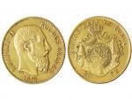 Belgique , Léopold II , 20 Francs or 1870 ,...