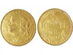 Suisse , 10 Francs or 1913 , 3.24 Gr ,...