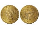 Une monnaie de 10 Dollars or liberty 1901, TTB à...