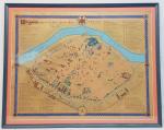 Emile Louis FESTE (1881-1964) - Carte de la ville d'Avignon...