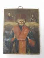 Icône de Saint Nicolas le Thaumaturge - Peinture sur bois...