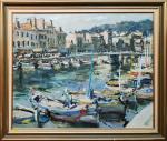 Eric BATTISTA (Né en 1933) - Canal de Sète -...