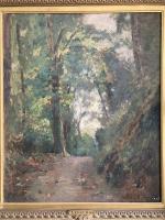 Albert Marie LEBOURG (1849-1928) - Chemin en forêt, en été...