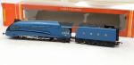 HORNBY RAILWAYS 00 'HO), locomotive 4-6-2 Mallard 4468 LNER bleue,...