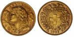 Suisse, 20 Francs or Vreneli, 1935 B Berne, 6.45 Gr,...