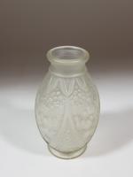 JOMA - Vase verre blanc dépoli - H. 13,5 cm