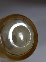 Noki (Nordisk kristall konst Malmo) - Vase en cristal jaune...