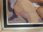 *Francisco GRAS (1889/97-?) - Maternité - Huile sur toile signée...
