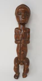 Gardien de reliquaire Biyeri en bois à belle patine couleur...