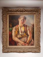 Charles George DUFRESNE (1876-1938) - Portrait de femme - huile...