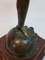 Alexandre FALGUIÈRE (1831-1900) - La Renommée - Bronze à patine...