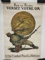 D'après Abel FAIVRE - Affiche "Pour la France versez votre...