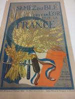 Affiche "Semez du blé, c'est de l'or pour la France",...