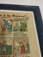Planche humoristique "Versez votre or à la France !" d'après...
