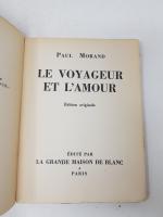 LOT de 4 ouvrages :
MORAND Paul :
- LONDRES, Plon, 1933, broché, in-8...