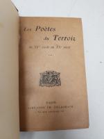 Van BEVER - Les Poètes du Terroir du XVe siècle...