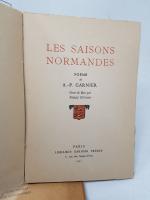 GARNIER (A-P) -  Les saisons normandes, poème, orné de...