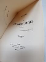 DEUBEL (Lèon) - La lumière natale, poèmes, Paris, Mercure de...