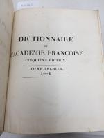 Dictionnaire de l'ACADEMIE FRANCOISE, revu, corrigé et augmenté par l'Académie...