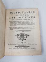Dictionnaire raisonné des DOMAINES et des droits domaniaux ; des droits...