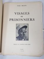 BILLON (Jean) - Visages de Prisonniers, I.A.C. 1944, grand in-4...