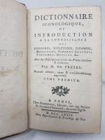 De PREZEL - Dictionnaire iconologique ou introduction à la connoissance...