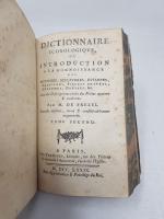 De PREZEL - Dictionnaire iconologique ou introduction à la connoissance...