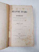 Lot de 2 ouvrages :
- LUCE Siméon : Jeanne d'Arc à Domrémy,...