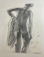 Jacques PONCET (1921-2012) - Lot de quatre dessins d'étude :
-...