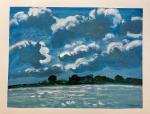 Jacques PONCET (1921-2012) - Litoral sous un ciel nuageux -...