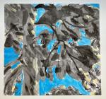 Jacques PONCET (1921-2012) - Silhouette d'arbre en contre-jour - Aquarelle,...