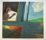 Jacques PONCET (1921-2012) - La Palette, le peintre, le miroir...