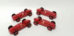 MERCURY (Italie, années 50) 4 modèles Ferrari "125" G.P. 1948,
états...