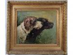 Georges APPERT (1850-1934) - "Les chiens de chasse" - H/T...