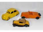3 modèles : JOUET CITROEN Traction cabriolet zamac/tôle L: ...