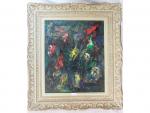 Elemer VAGH-WEINMANN (1906-1990) - "Bouquet de fleurs" - H/T ...