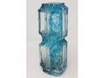 Daum France - Un vase en cristal à décor "glace...