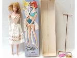 Midge, Barbie's best friend (1962) poupée en robe blanc et...